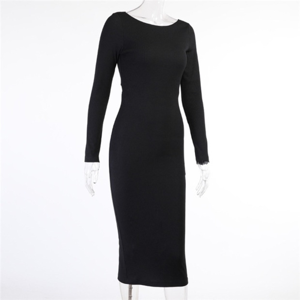 Miami vibe sexy back long dress - Picture 7 of 7